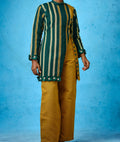 Iyin green suit set